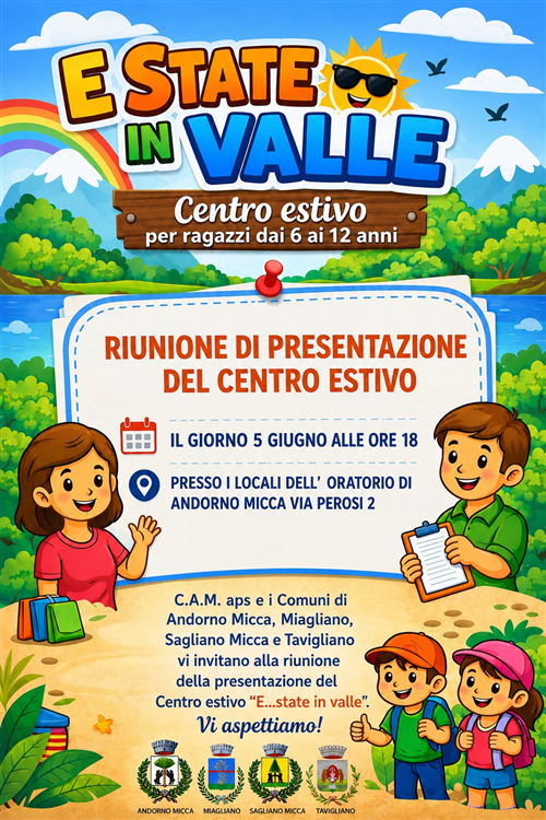 Centro estivo "E...state in Valle"